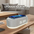 LumiCharge Pro™ – Reloj Despertador con Carga Inalámbrica y Luz Ambiente