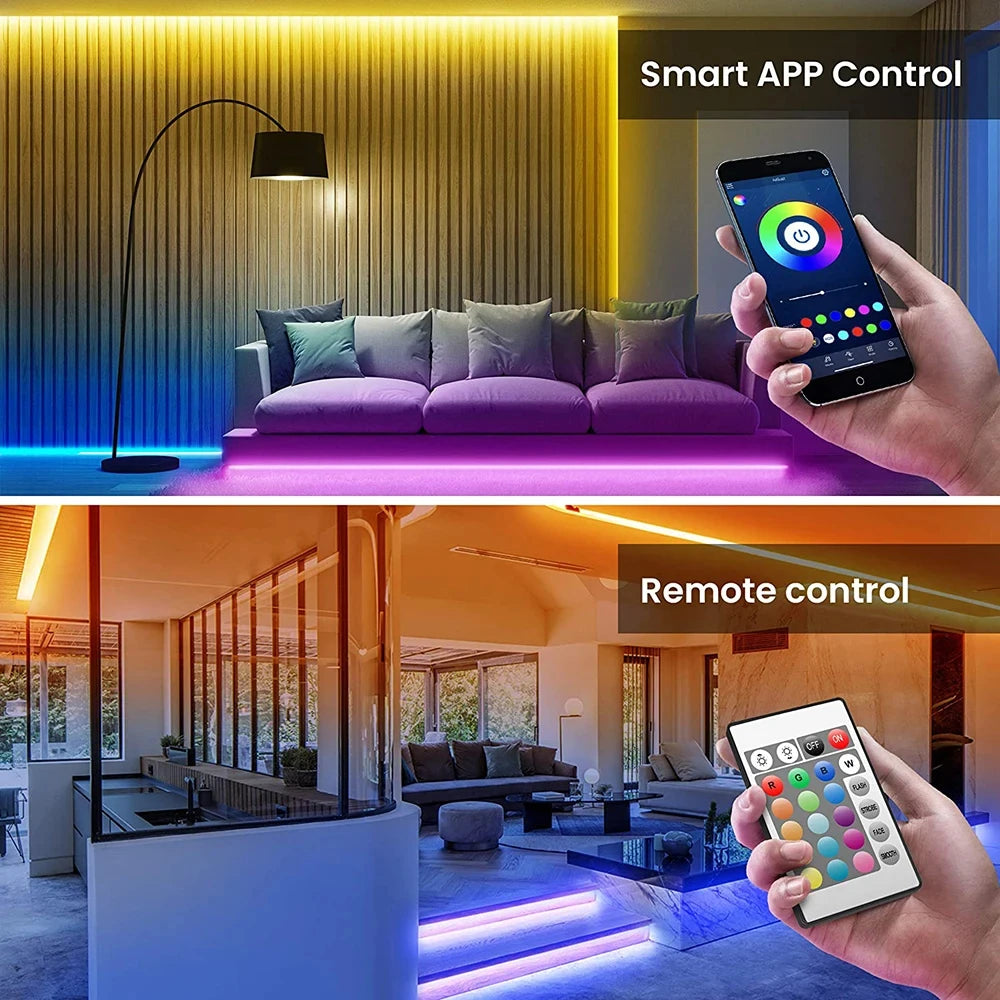 RGBGlow Pro™ – Tira LED Inteligente RGB con Control por App
