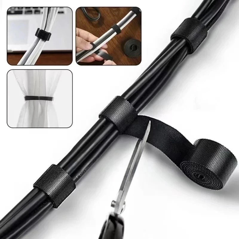 CableWrap Pro™ – Organizador de Cables Reutilizable con Velcro