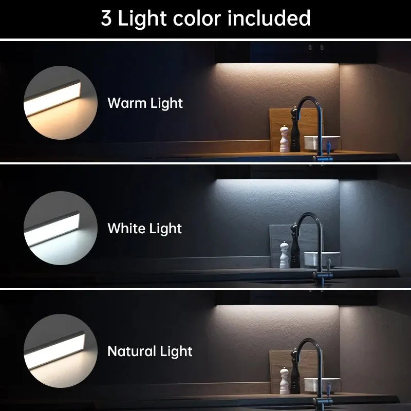 SmartGlow Sense™ – Luz LED Magnética con Sensor de Movimiento