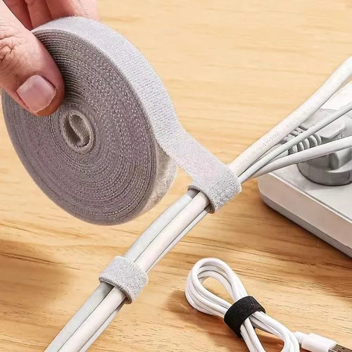 CableWrap Pro™ – Organizador de Cables Reutilizable con Velcro
